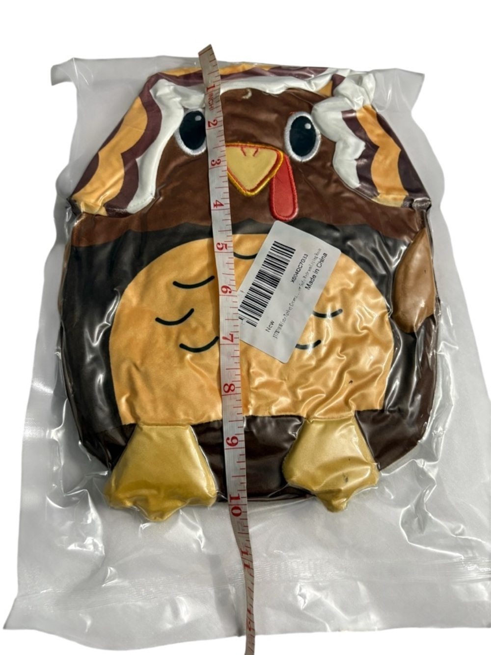 Cute Turkey Plush Toy - Brown & Yellow - Picture 3 of 6